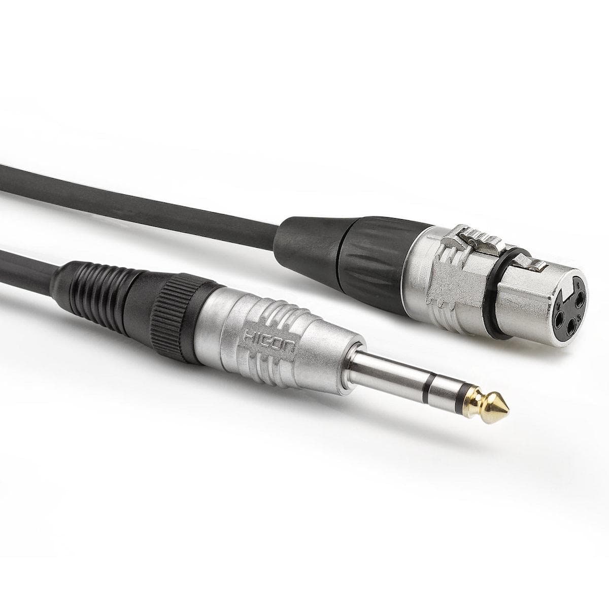 Instrument cable | XLR / jack, HICON | 9,00 m