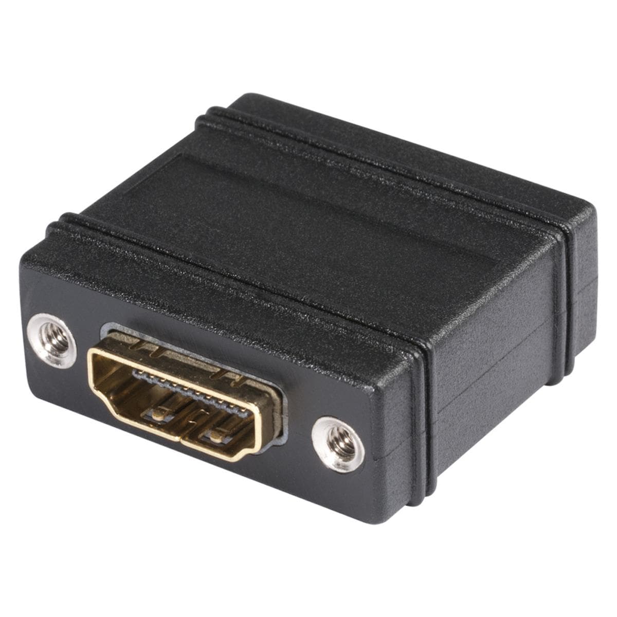HICON Adapter | HDMI female straight, black