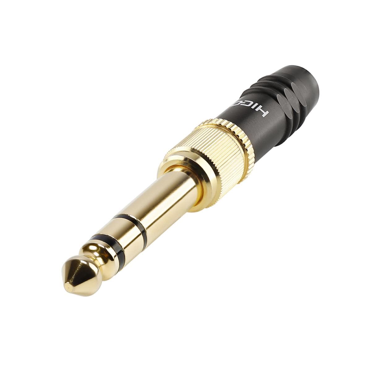 HICON Adapter | jack male 6,3 mm stereo/Mini-jack male 3,5 mm stereo straight, black