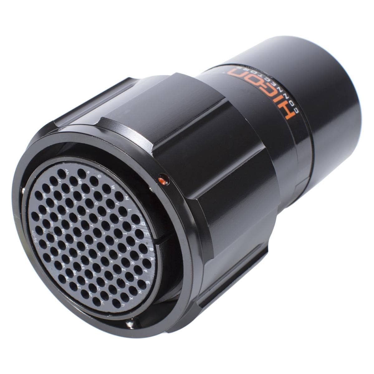 HICON Round LK, arrangement 40-56, size 16, 85-pole , metal, Cable socket, bayonet husk, black