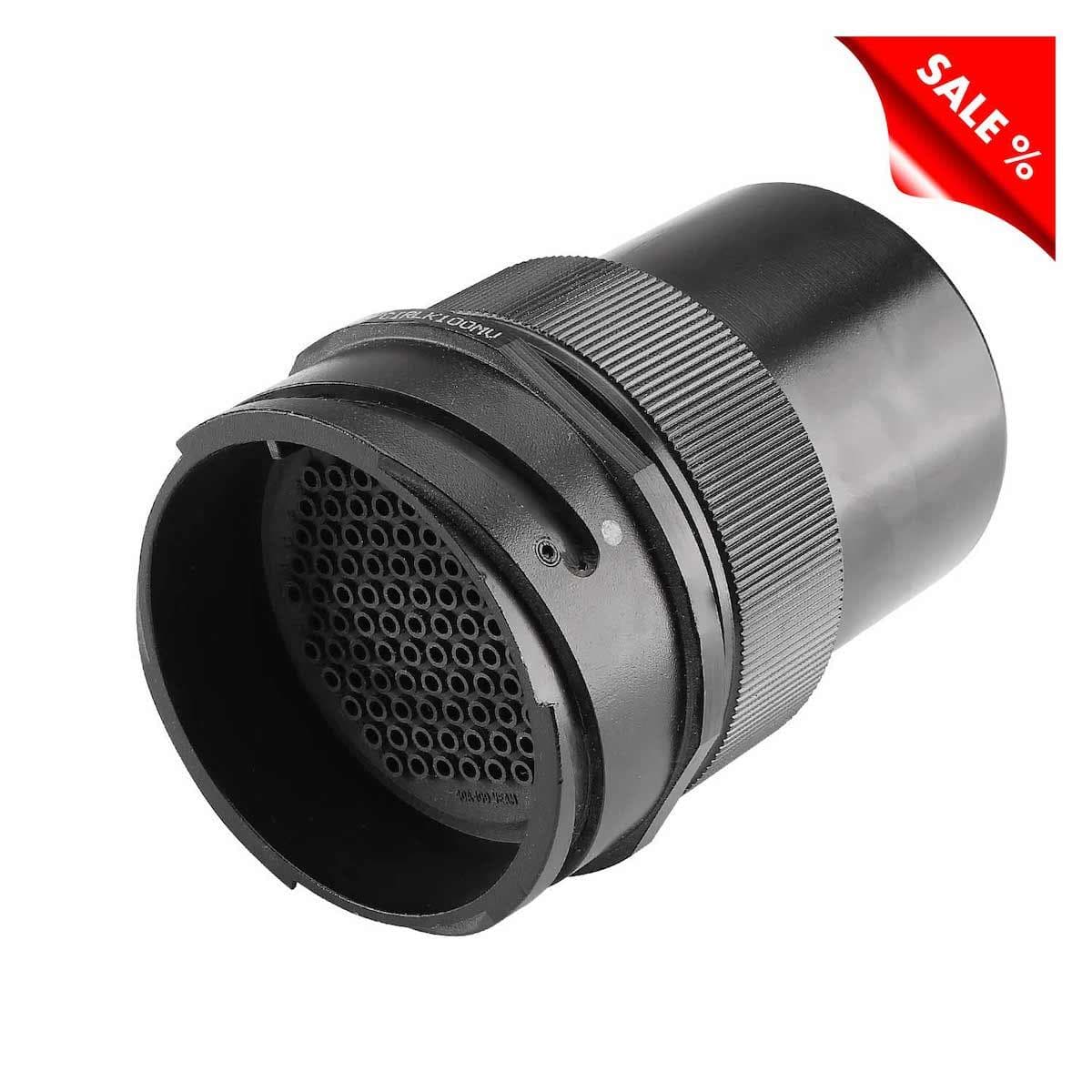 HICON Round-LK, 100-pole , metal, Cable connector, Bajonet, black