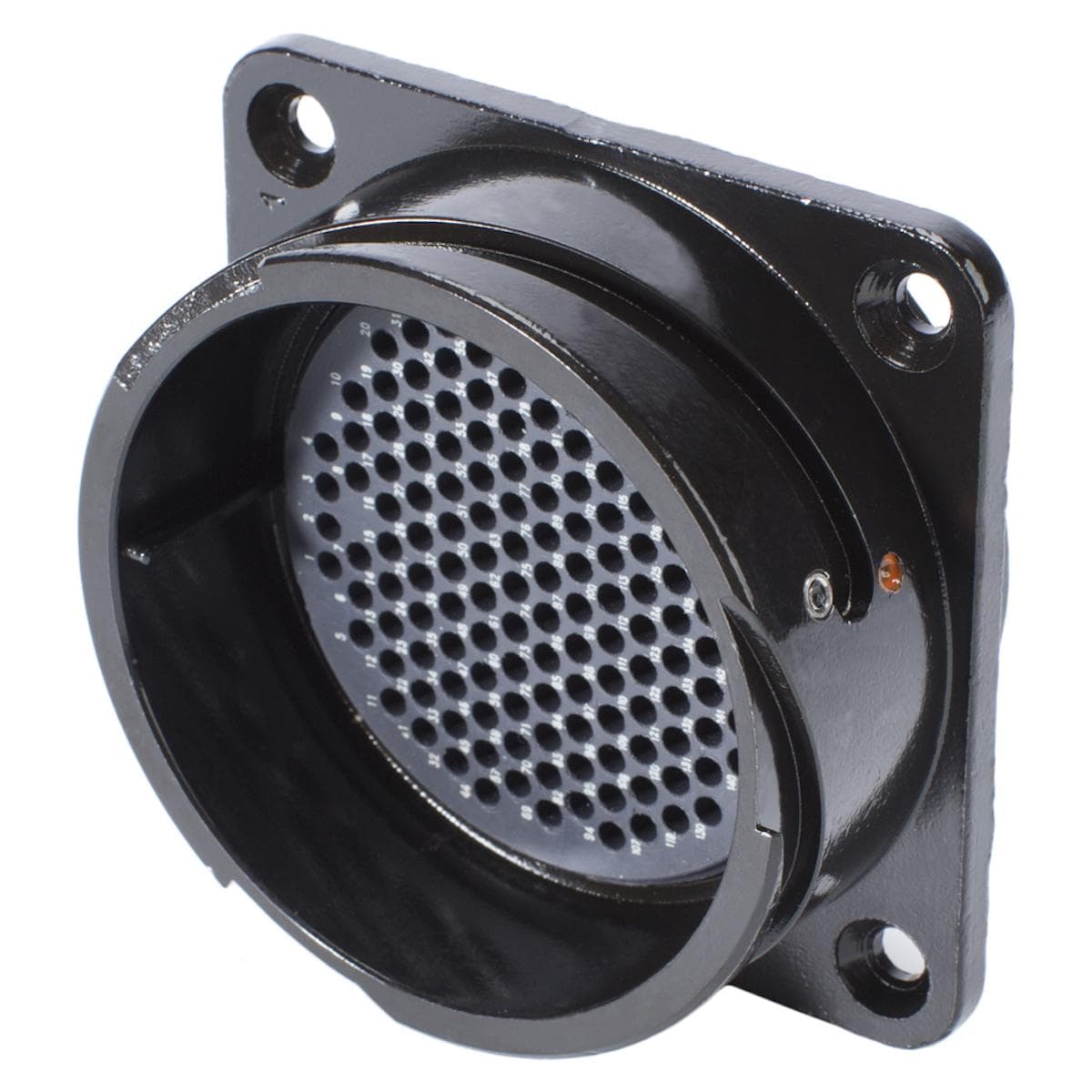 HICON Round LK, arrangement 40A-150, size 18, 150-pol , metal, Panel connector, Bajonet, black