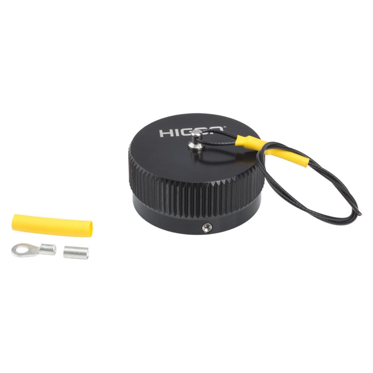 HICON Round-LK 25 male (CIR25), Cover cap, Bajonet, black