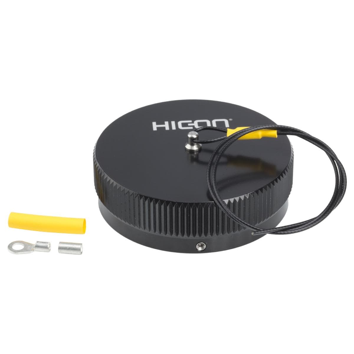 HICON Round-LK 85 / LK 150 male (CIR40), Cover cap, Bajonet, black