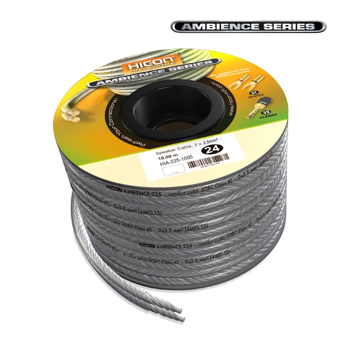 Speaker cable, 2 x 2,50 mm² | 10,00 m