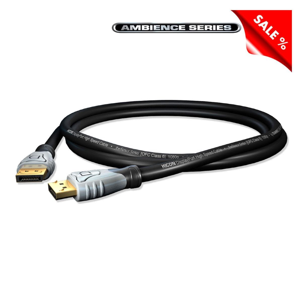 Multimedia cable DISPLAYPORT, 20 | DisplayPort / DisplayPort, HICON | 0,75m
