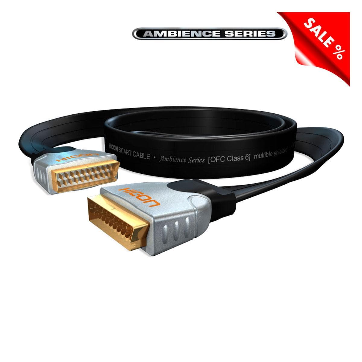 Scart cable SCART, 21 | Scart / Scart, HICON | 1,50m