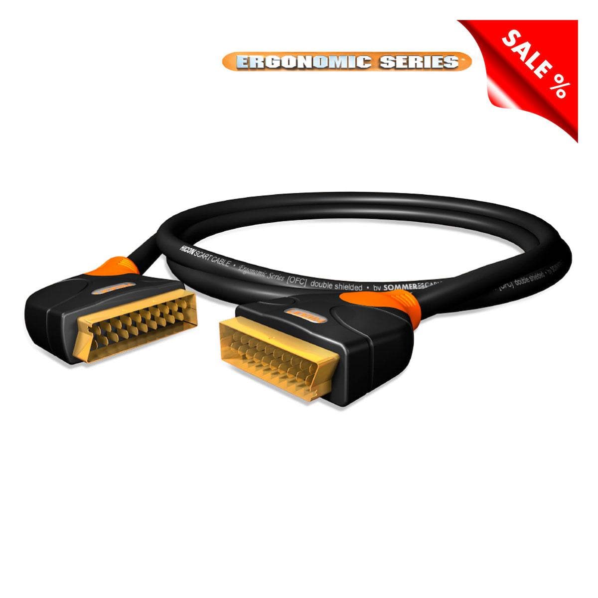 Scart cable SCART, 21 | Scart / Scart, HICON | 5,00m