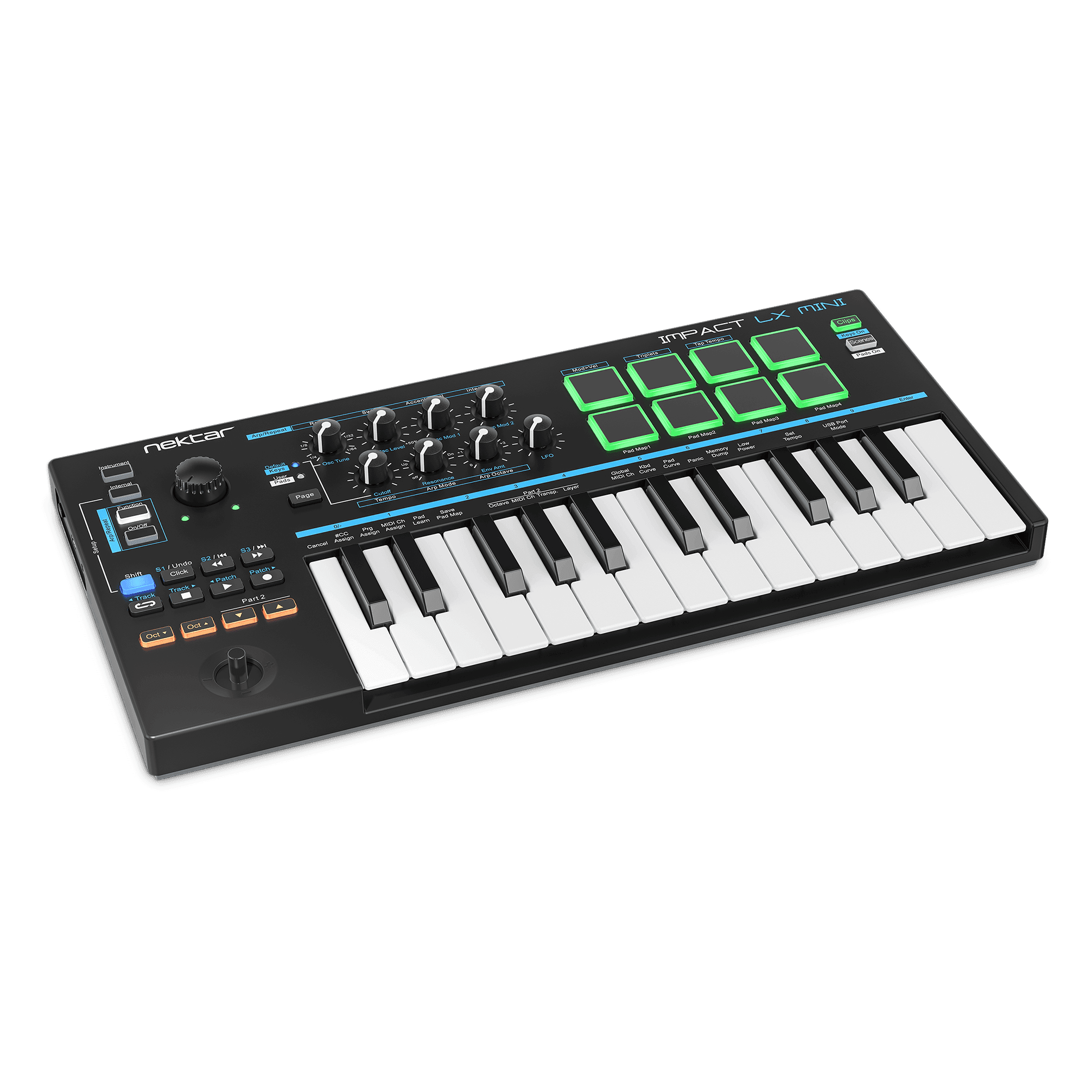 Impact LX Mini, Ultra-portable 25 note mini-keys USB MIDI keyboard controller