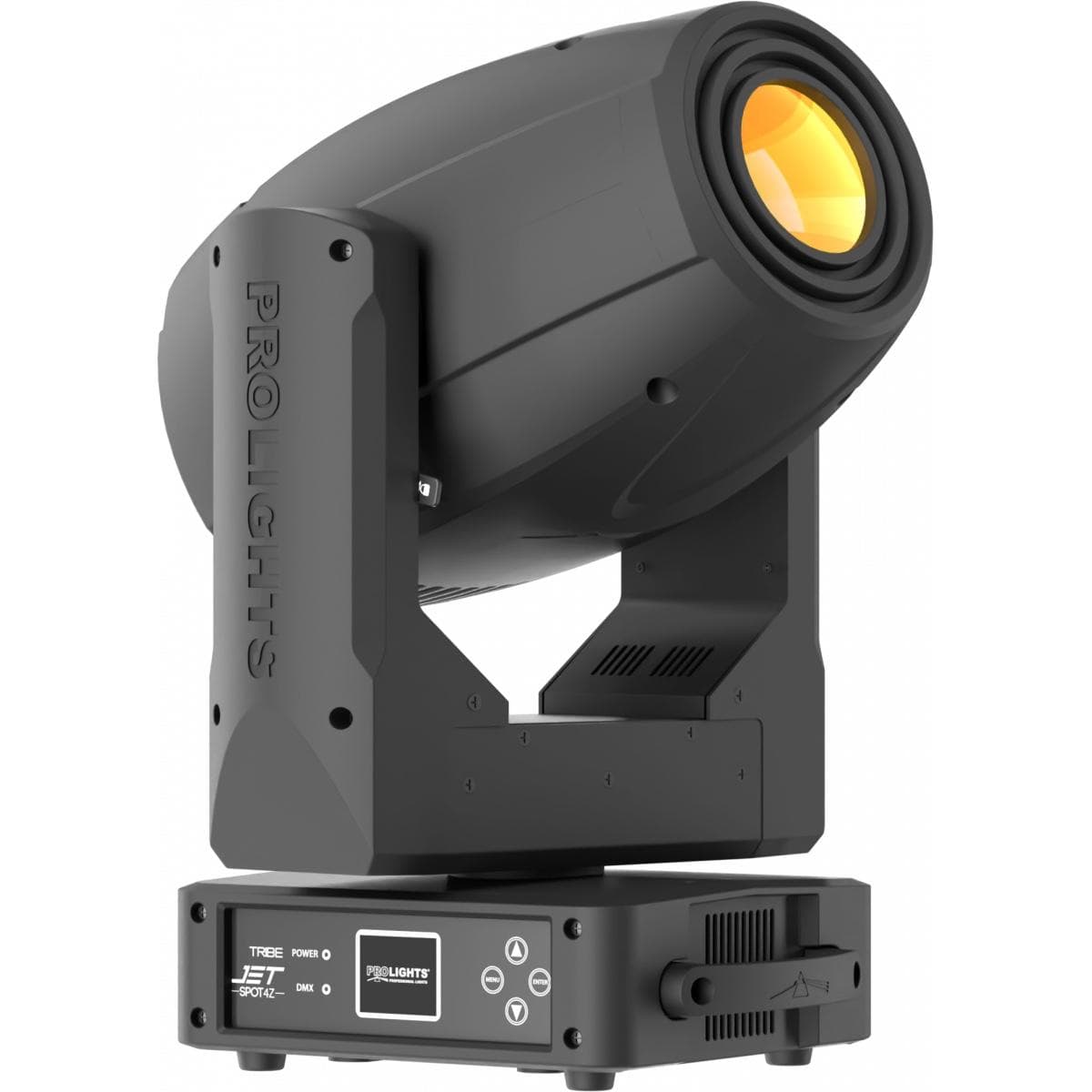 Spot moving head, 180 W HP white LED, 8° - 40°, 3 f prism, frost