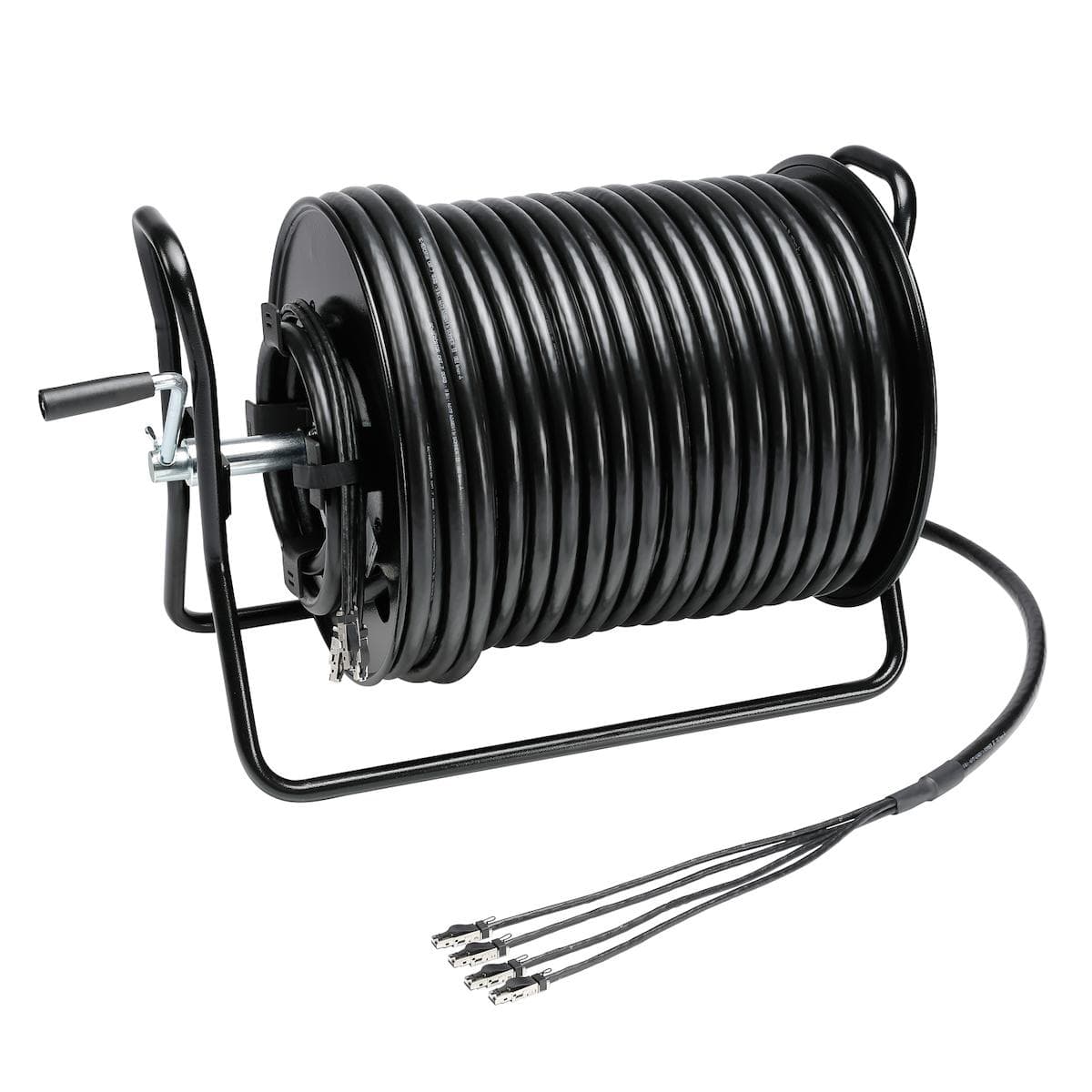 Network cable SC-Mercator CAT.7, 8 x 0,22 mm² | RJ45 / RJ45, HIROSE on cable spool | 100m