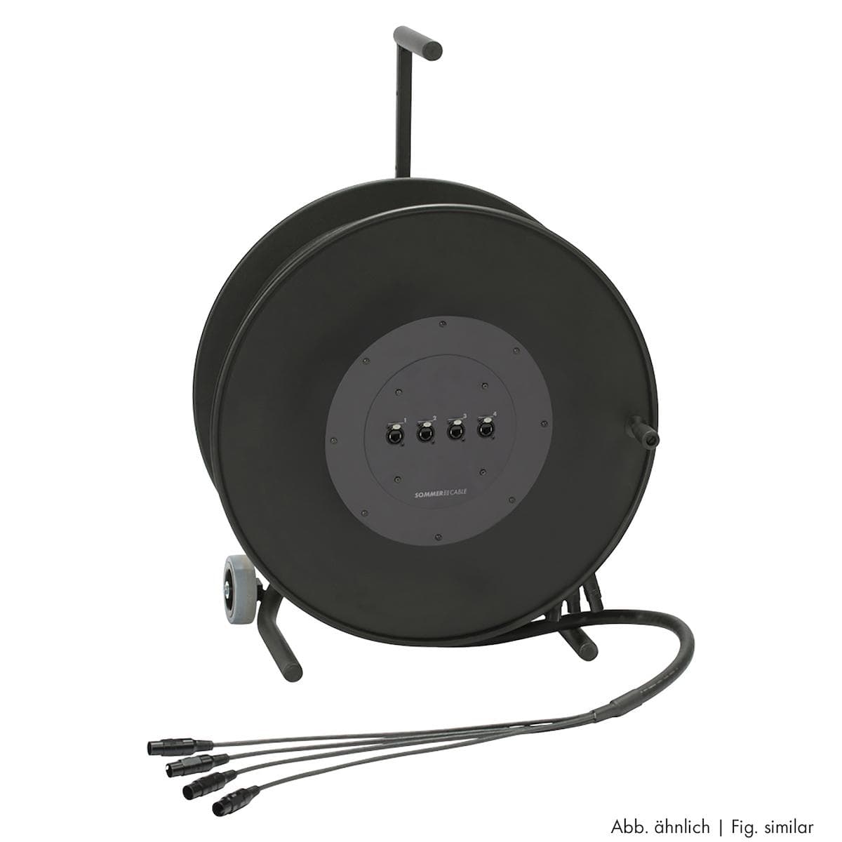 Network cable SC-Mercator CAT.7, 8 x 0,22 mm² | RJ45 / RJ45, NEUTRIK on cable spool | 50,00m