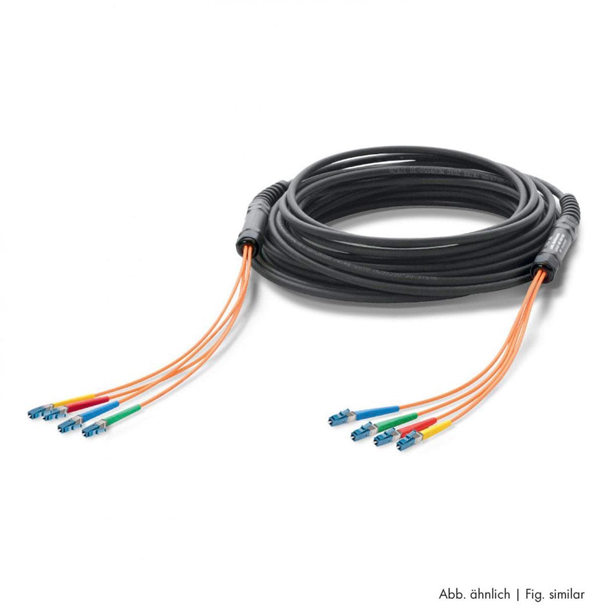 Sommer cable Digital Fiber Distribution System , LC | 4xLC <-> 4xLC | Multimode | OCTOPUS PUR | mobi
