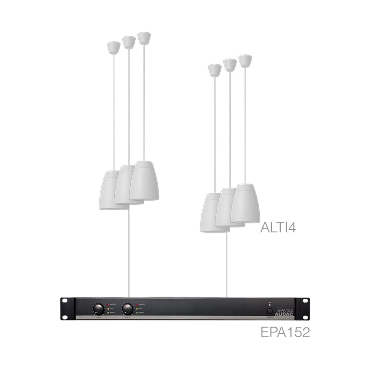 LENTO4.6E/W 6 x ALTI4/W + EPA152 White