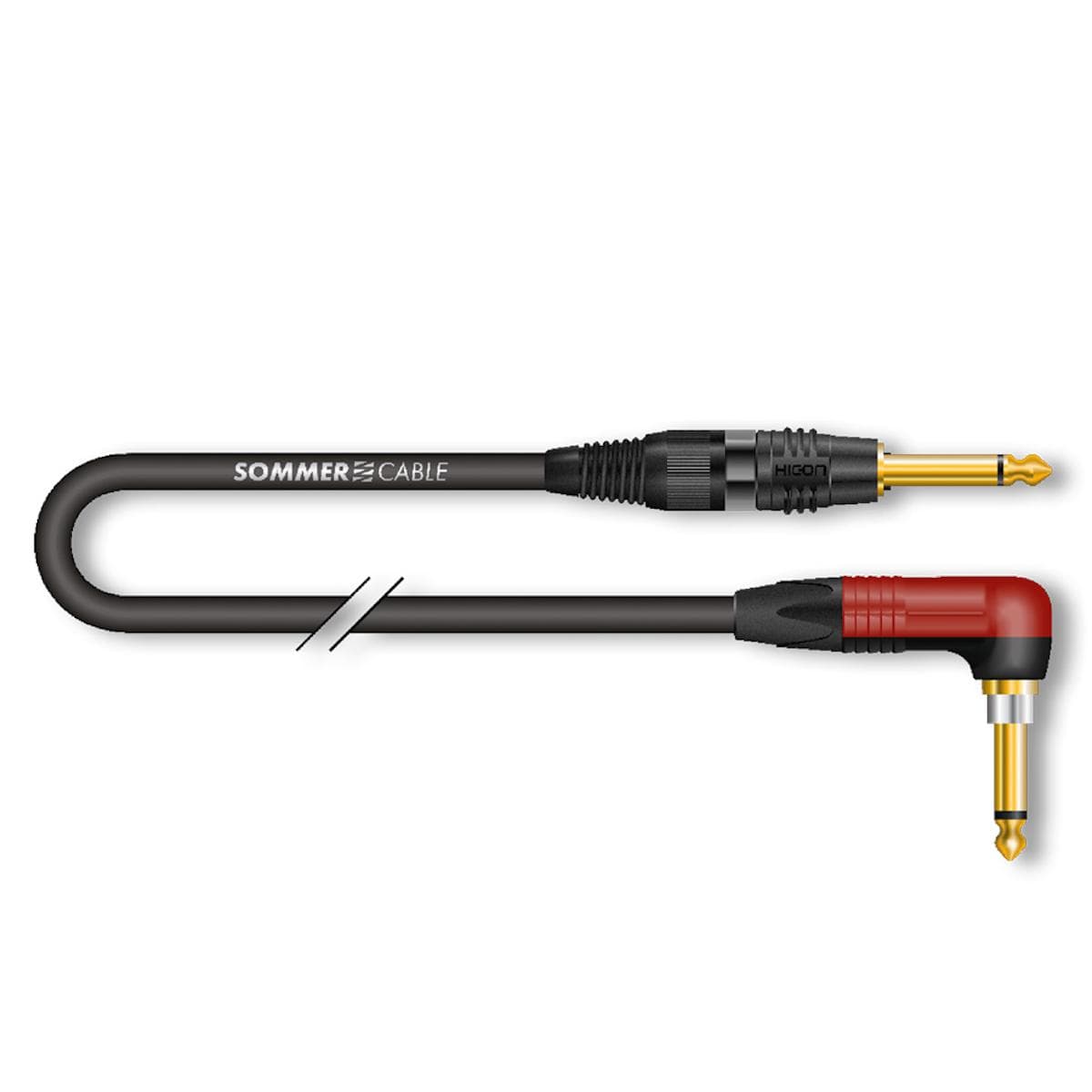 Instrument cable SC-Spirit LLX, 1 x 0,38 mm² | jack / jack, HICON | 10,00m | black