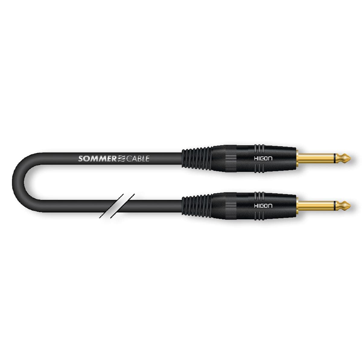Instrument cable SC-Spirit LLX, 1 x 0,38 mm² | jack / jack, HICON | 10,00m | black