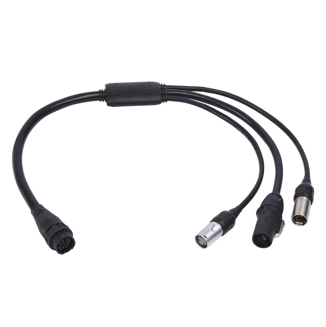 BreakIn Cable Power-DMX-Ethernet to PDE