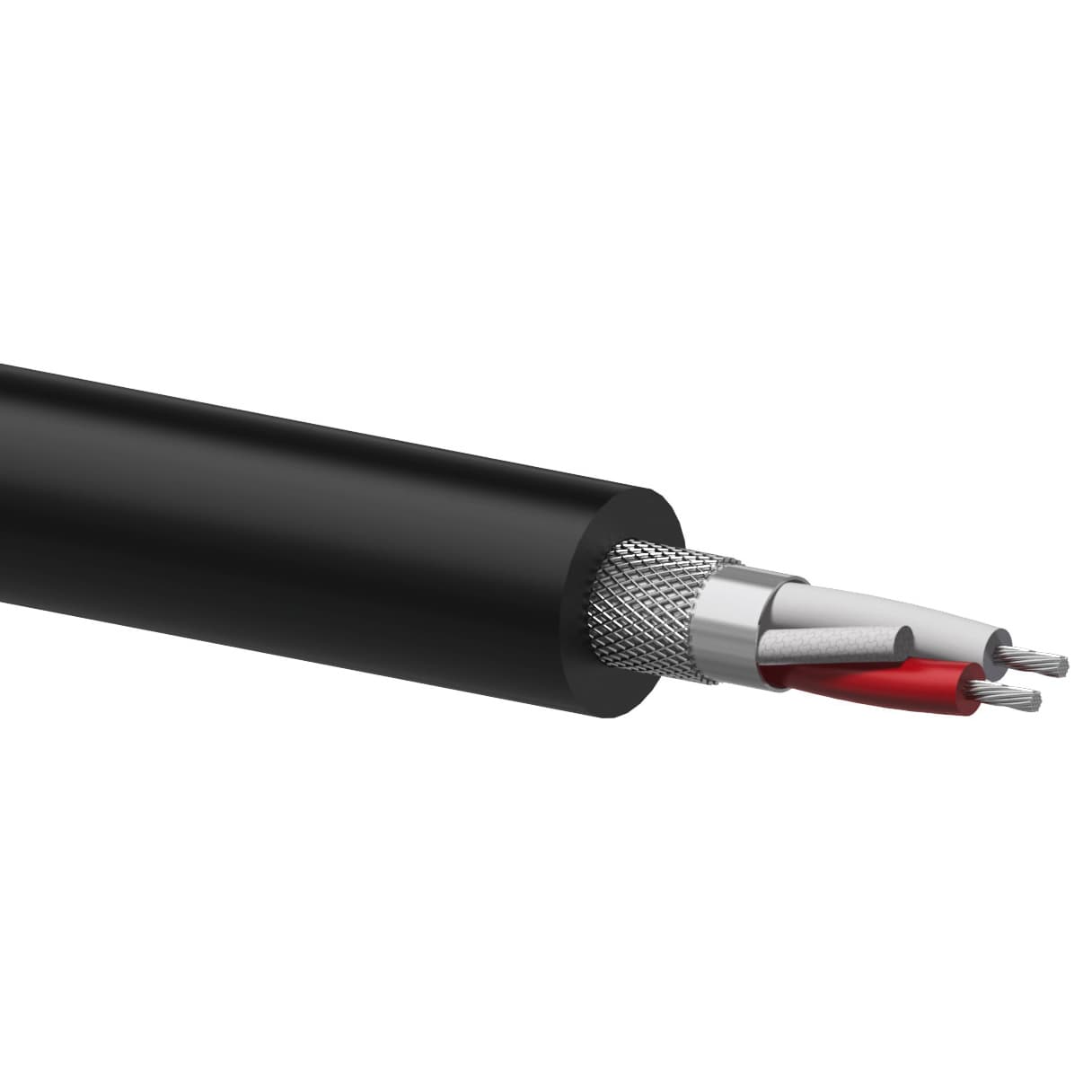 Balanced microphone cable - flex 2 x 0.23 mm²- 24 AWG