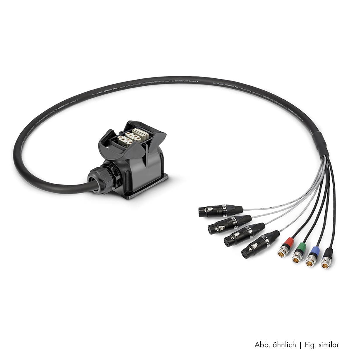 Sommer cable MADI Connection system , Multipin female (HAN-ECO Surface mounted housing w. clamp)/Rea