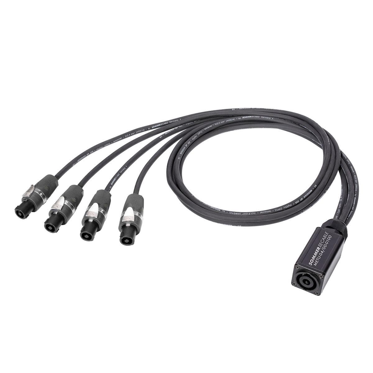 Sommer cable Speaker System , Speakon 4-pole/Speakon adapter 8-pole; NEUTRIK | 04/00 | 1,00m