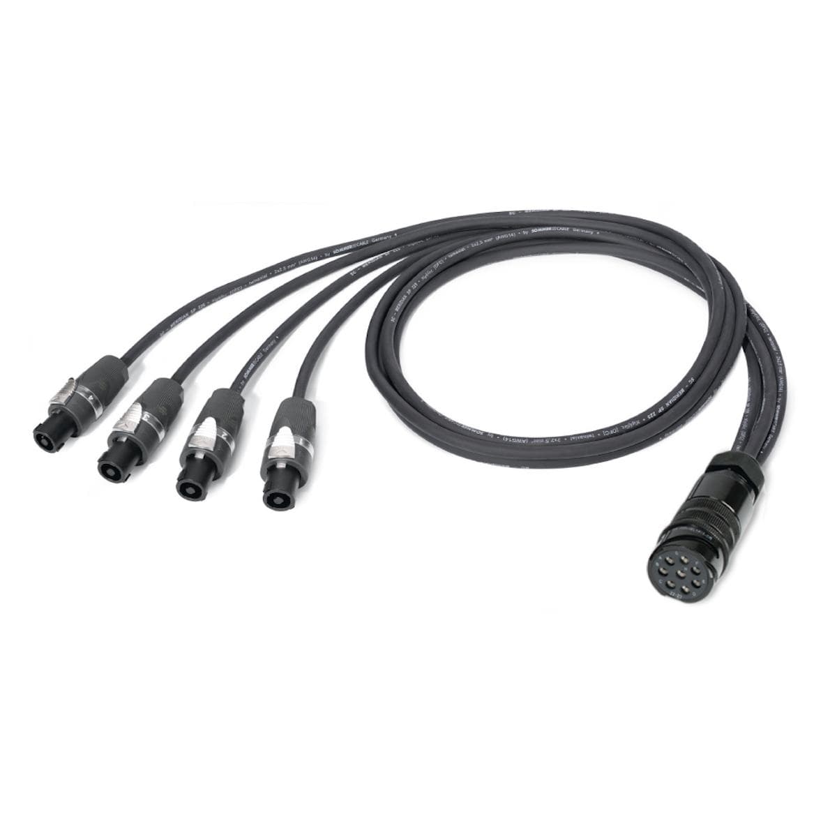 Sommer cable Speaker System , Speakon 4-pole/LK 8-pole female; NEUTRIK/HICON | 04/00 | 2,50m