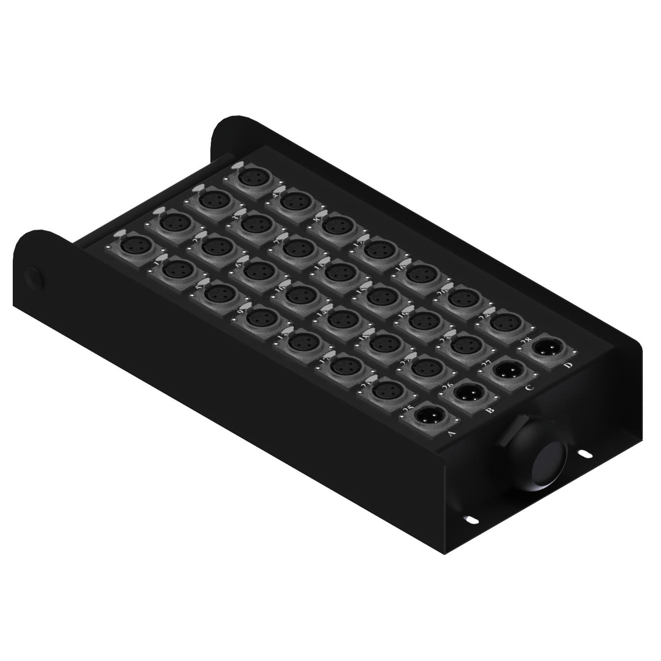 Multi stage block - 28 x XLR female & 4 x XLR male