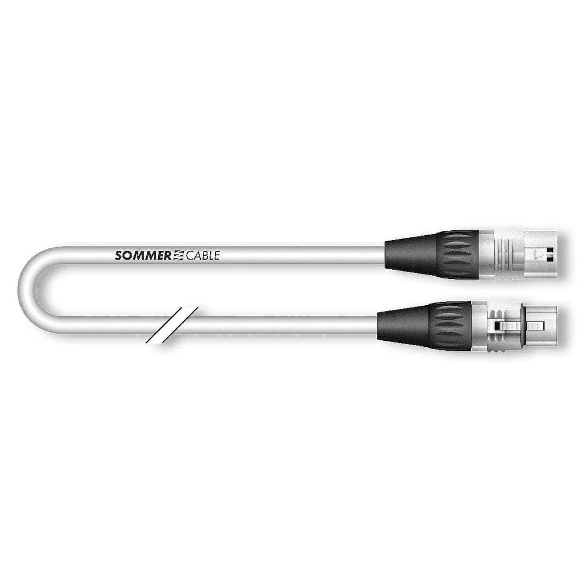 Microphone Cable SC-SEMICOLON PVC, 4 x 0,14 mm² | XLR / XLR, HICON | 1,00m | white
