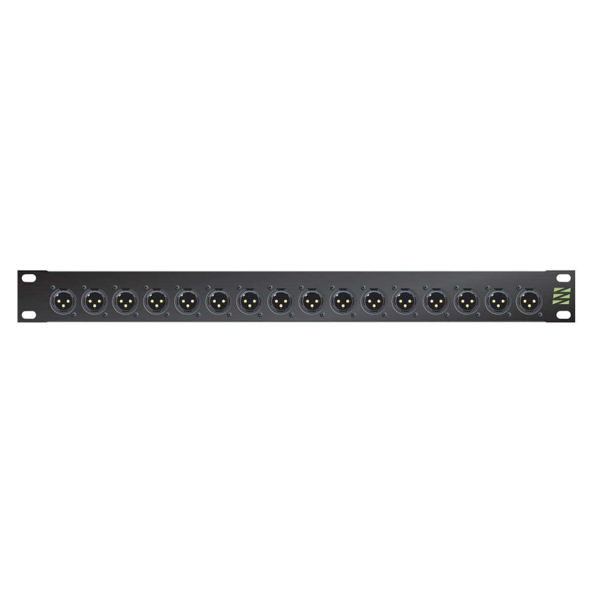 Sommer cable Audio XLR Patch panels Broadcast , 1 HE, 12 BE, XLR 3-pole male/XLR 3-pole female; NEUT