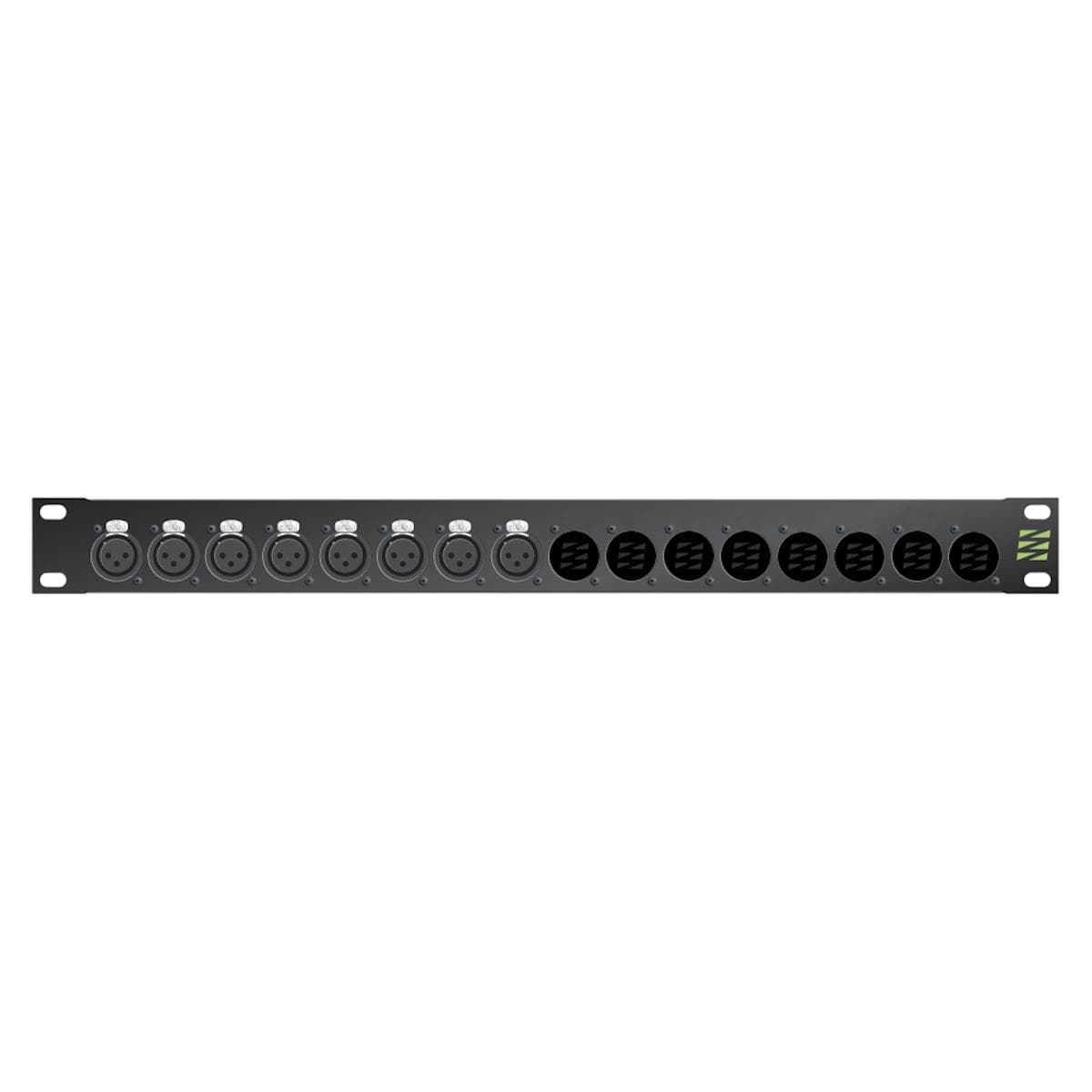 Sommer cable Audio XLR Patch panels Broadcast , 1 HE, 12 BE, XLR 3-pole male/XLR 3-pole female; NEUT