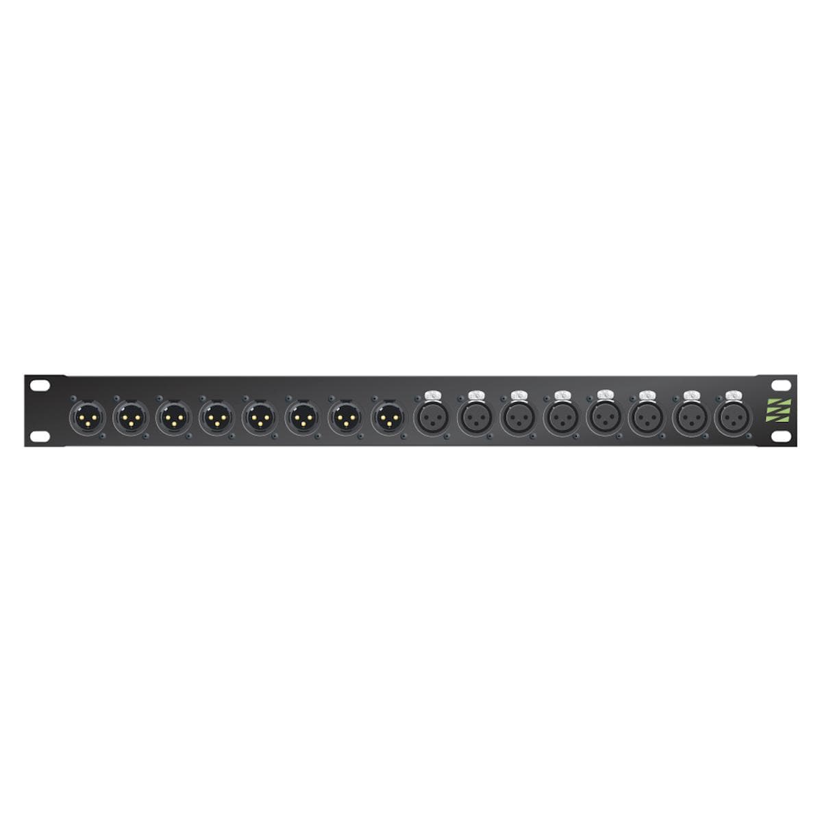 Sommer cable Audio XLR Patch panels Broadcast , 1 HE, 12 BE, XLR 3-pole male/XLR 3-pole female; NEUT