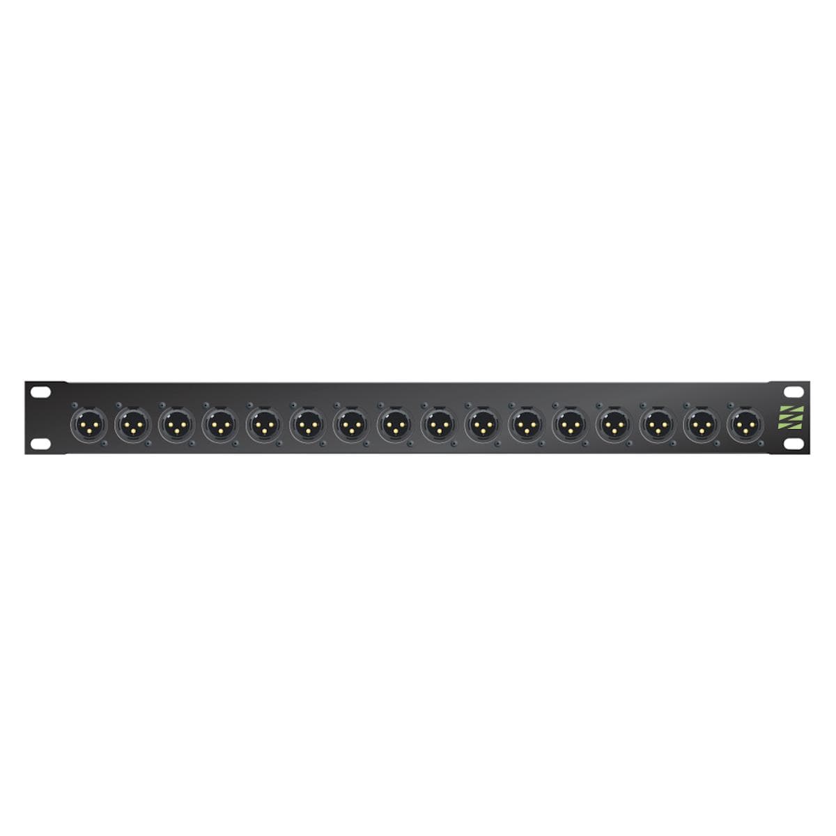 Sommer cable Audio XLR Patch panels Broadcast , 1 HE, 12 BE, XLR 3-pole male/XLR 3-pole female; HICO