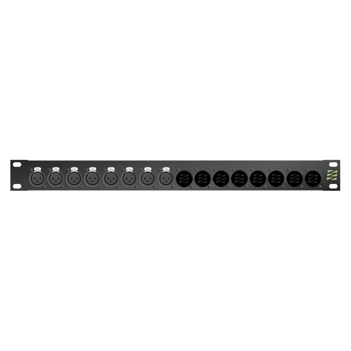 Sommer cable Audio XLR Patch panels Broadcast , 1 HE, 12 BE, XLR 3-pole male/XLR 3-pole female; HICO
