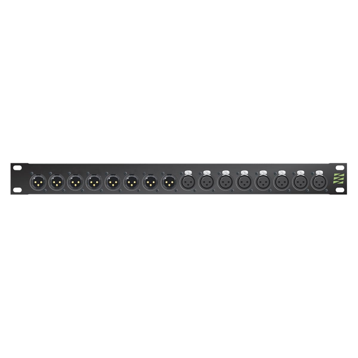Sommer cable Audio XLR Patch panels Broadcast , 1 HE, 12 BE, XLR 3-pole male/XLR 3-pole female; HICO