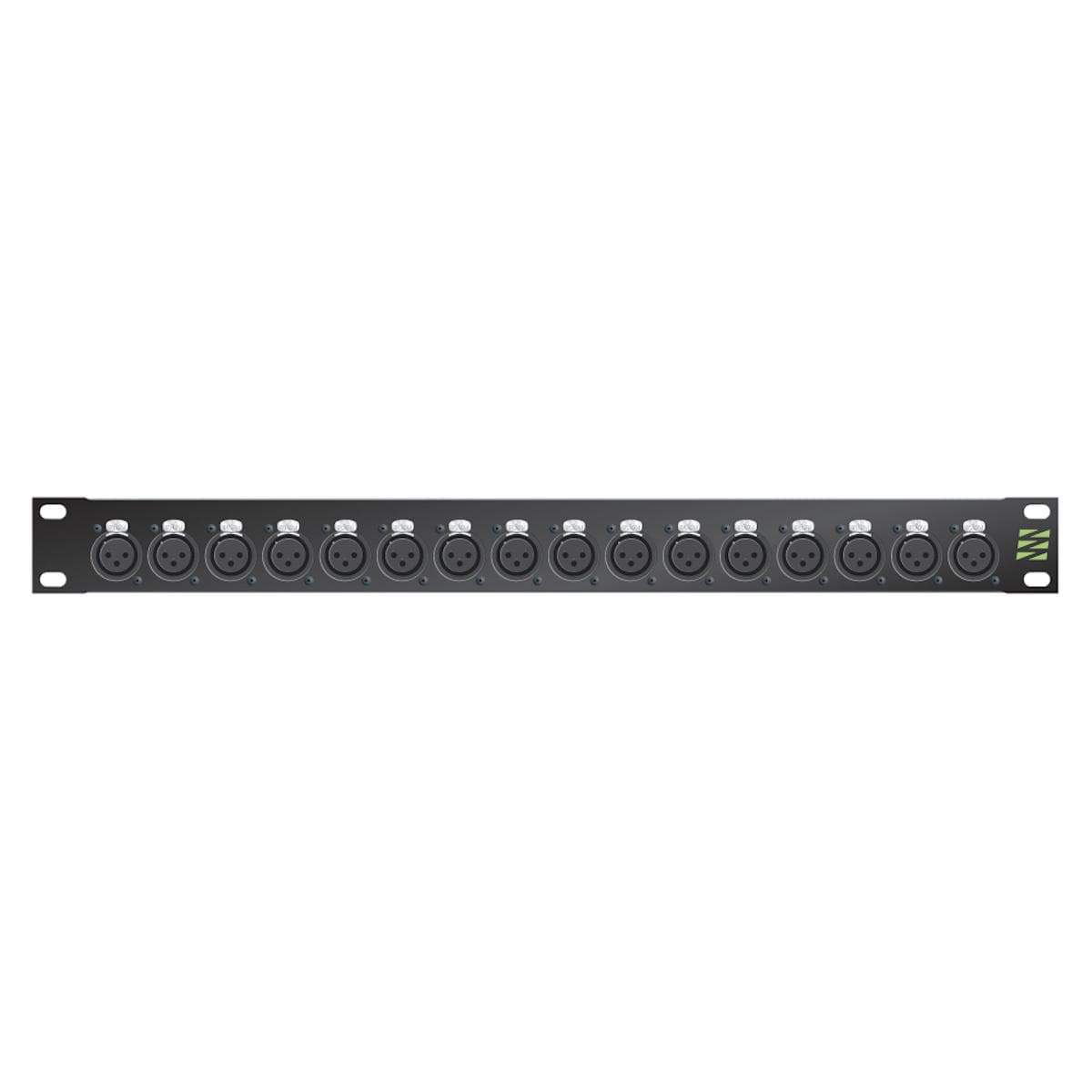 Sommer cable Audio XLR Patch panels Broadcast , 1 HE, 12 BE, XLR 3-pole male/XLR 3-pole female; HICO