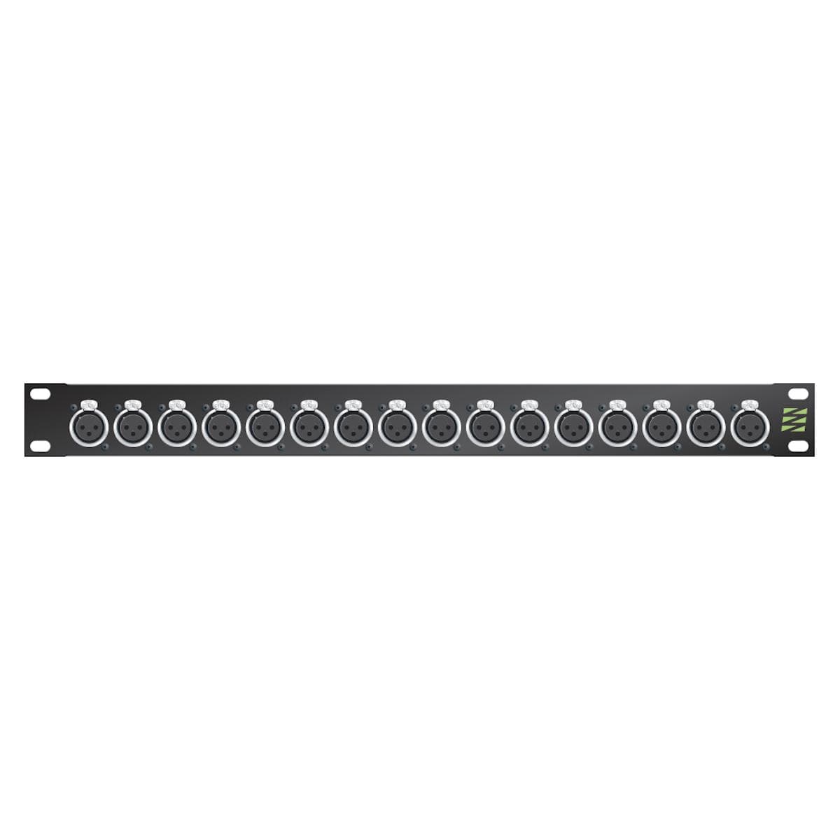 Sommer cable Audio XLR Patch panels Broadcast , 1 HE, 12 BE, XLR 3-pole male/XLR 3-pole female; NEUT