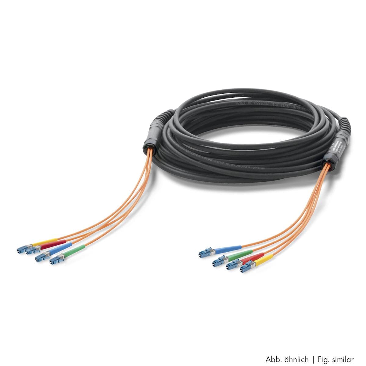 Sommer cable Digital Fiber Distribution System , LC | 12xLC <-> 12xLC | Singlemode | OCTOPUS FR/LSOH
