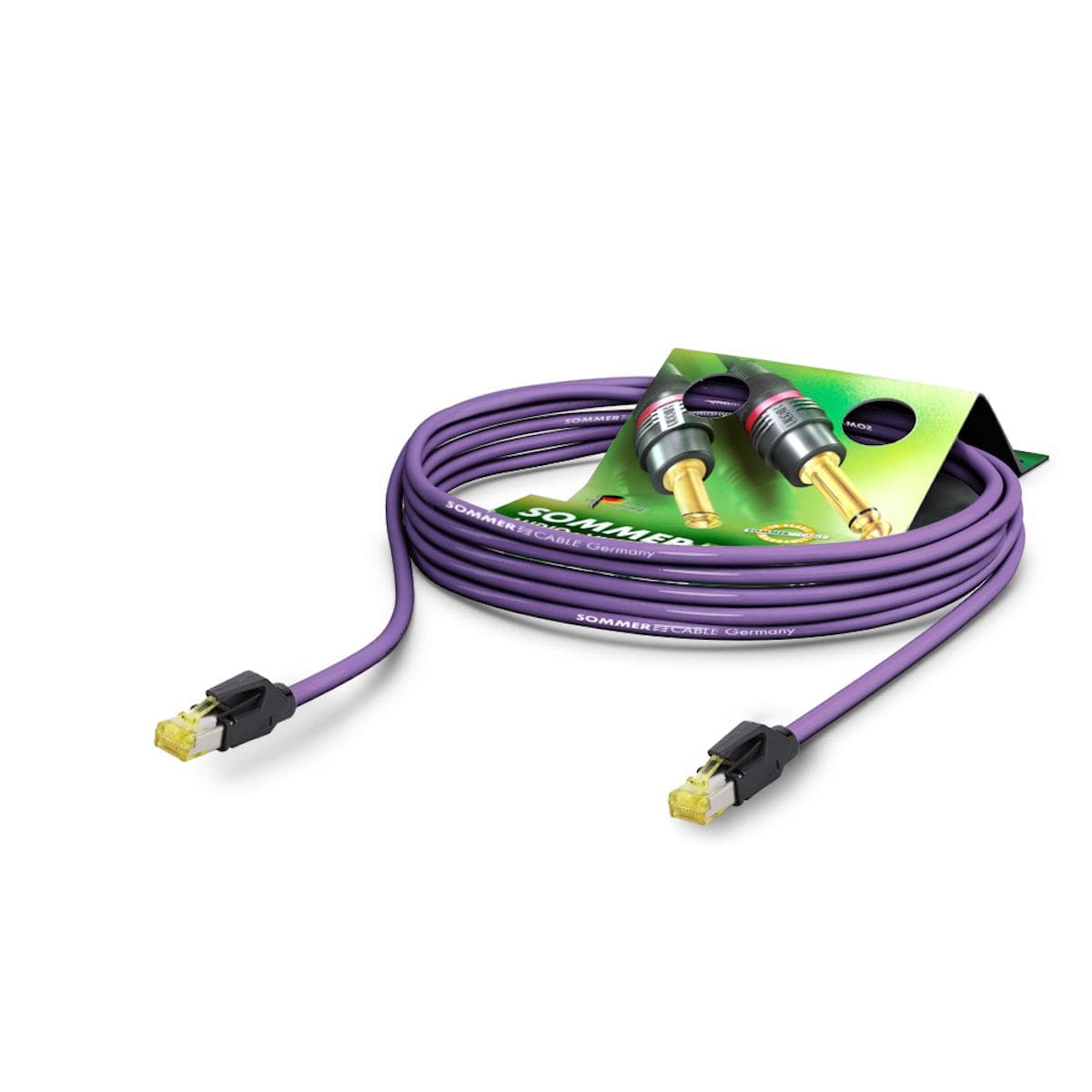 Network cable SC-Mercator CAT.7 PUR, 8 x 0,14 mm² | RJ45 / RJ45, HIROSE | 10,00m | purple