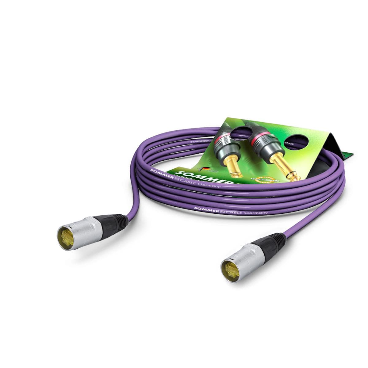 Network cable SC-Mercator CAT.7 PUR, 8 x 0,14 mm² | RJ45 / RJ45, NEUTRIK | 50,00m | purple