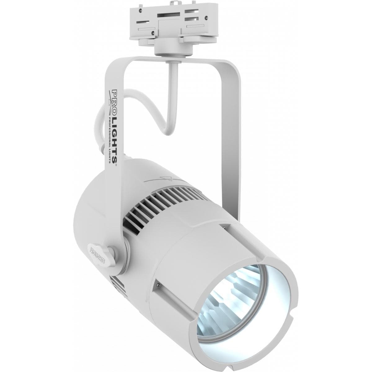 1x13W 5600K LED projector, track, dimmer knob, beam 6°, 20W, white, 1.8Kg