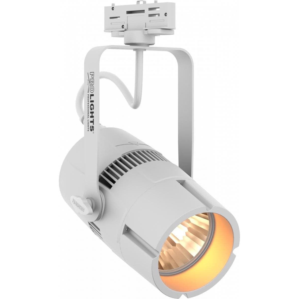 1x13W 2800K LED projector, track, dimmer knob, beam 6°, 20W, white, 1.8Kg