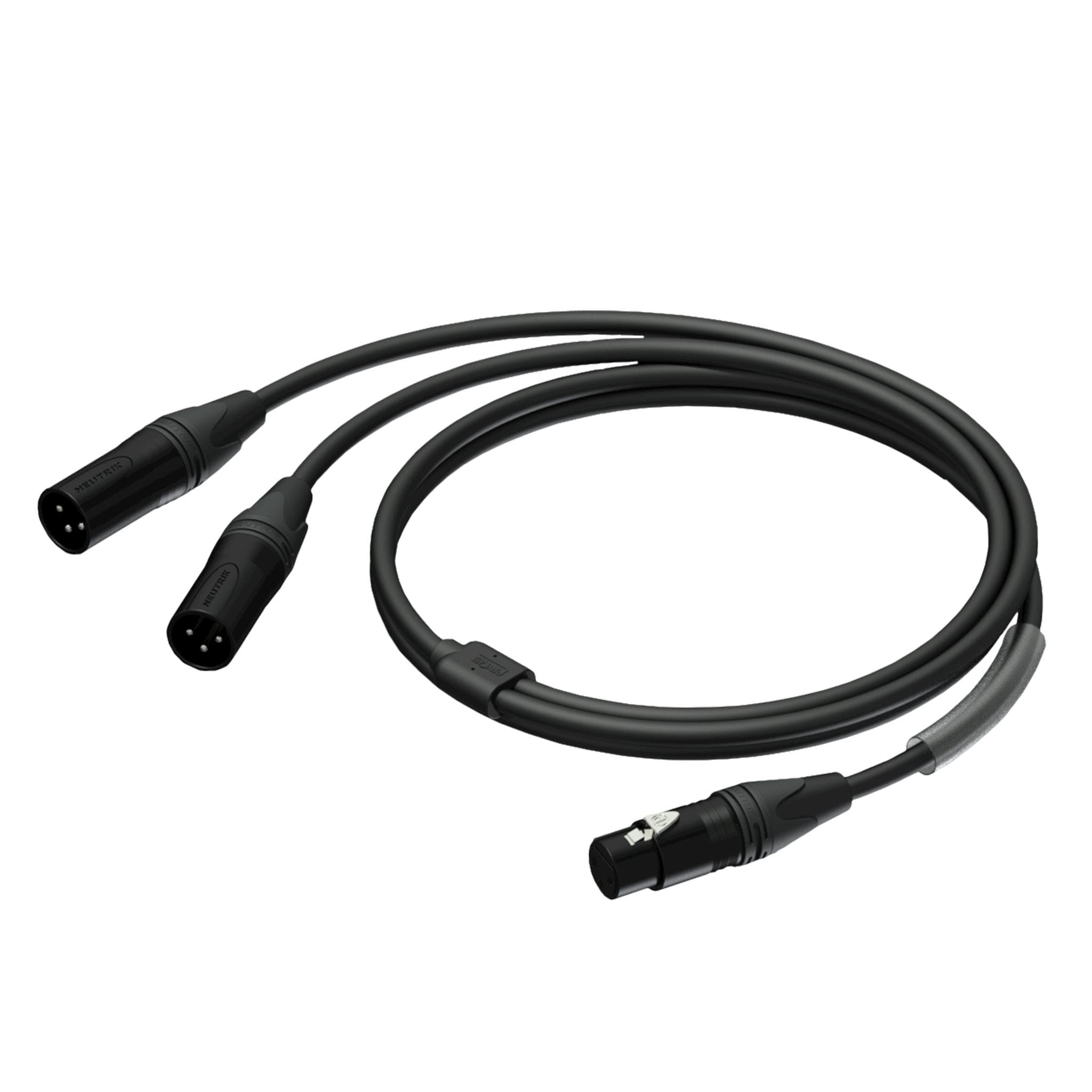 XLR female - 2 x XLR male - UltraFlex™ 1.5 meter