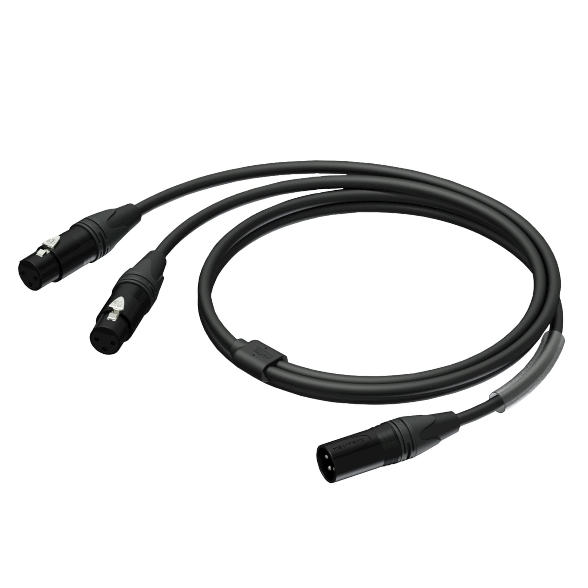 XLR male - 2 x XLR female - UltraFlex™ 1.5 meter