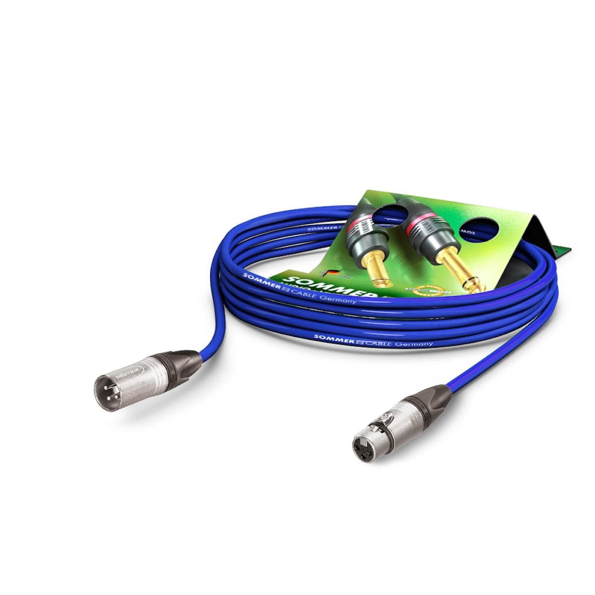 Microphone Cable SC-Primus, 2 x 0,50 mm² | XLR / XLR, NEUTRIK | 20,00m | blue