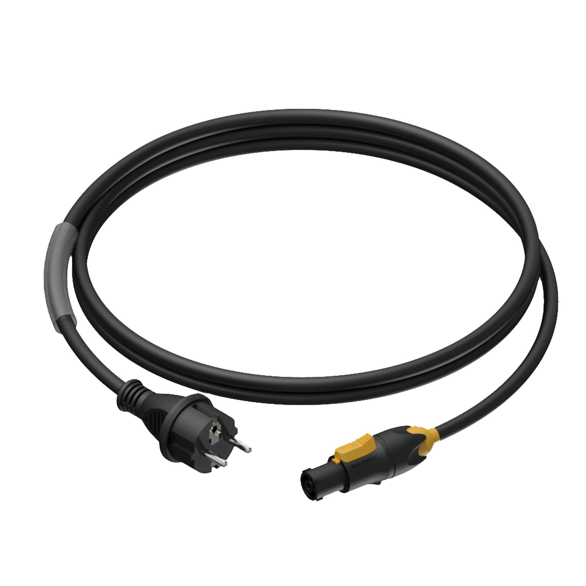 Power cable - schuko male - powerCON TRUE1 female - 3 x 1.5 mm² 1.5 meter