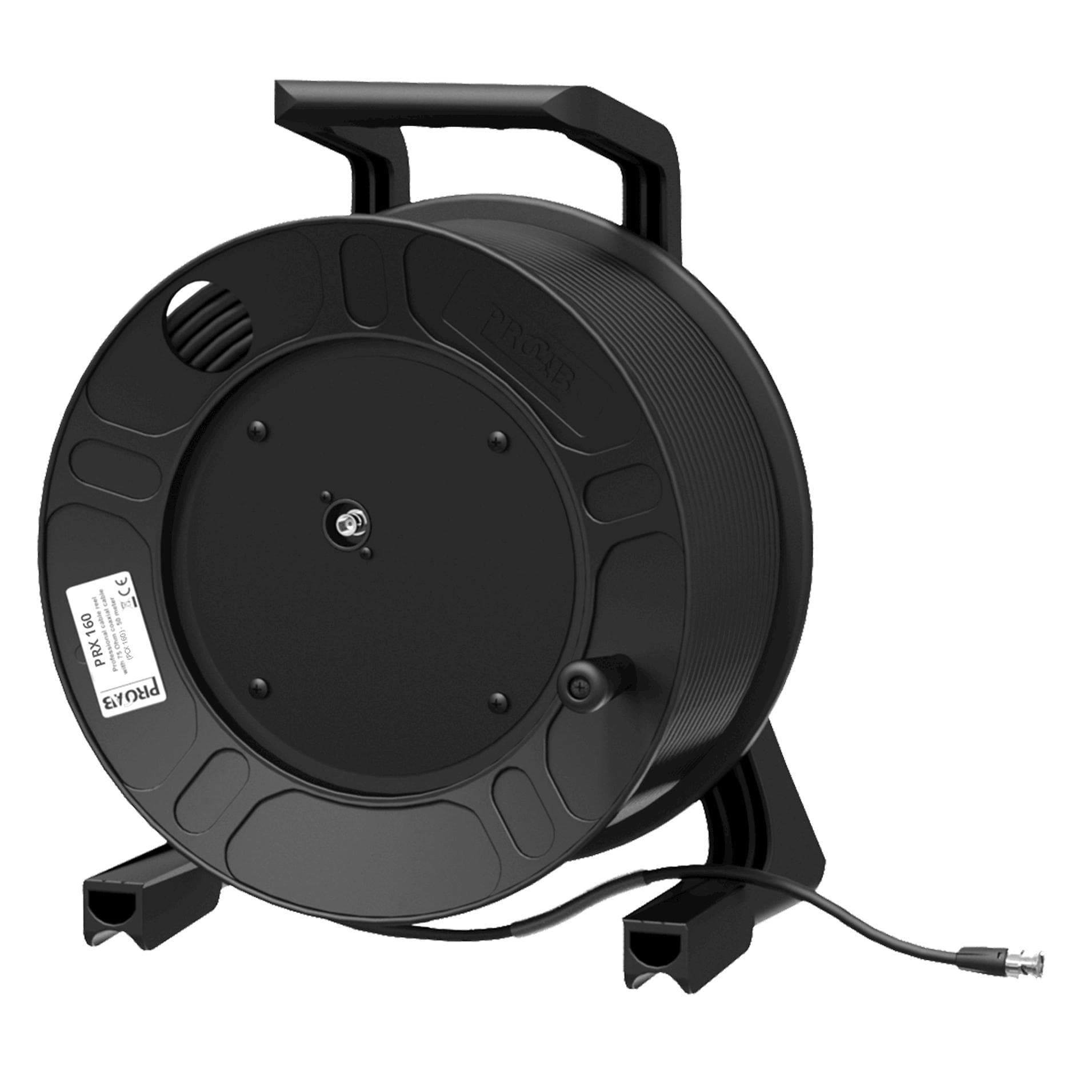 Cable reel - 3G-SDI - BNC female - BNC male - HighFlex™ 50 meter