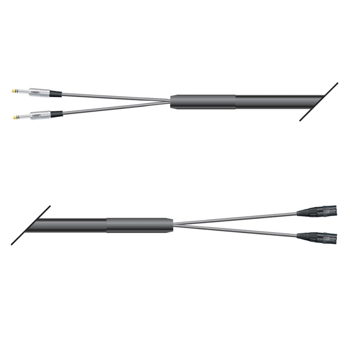 Studio loom | 02/00 | QUANTUM | HICON jack stereo | HICON XLR male | 10,00m