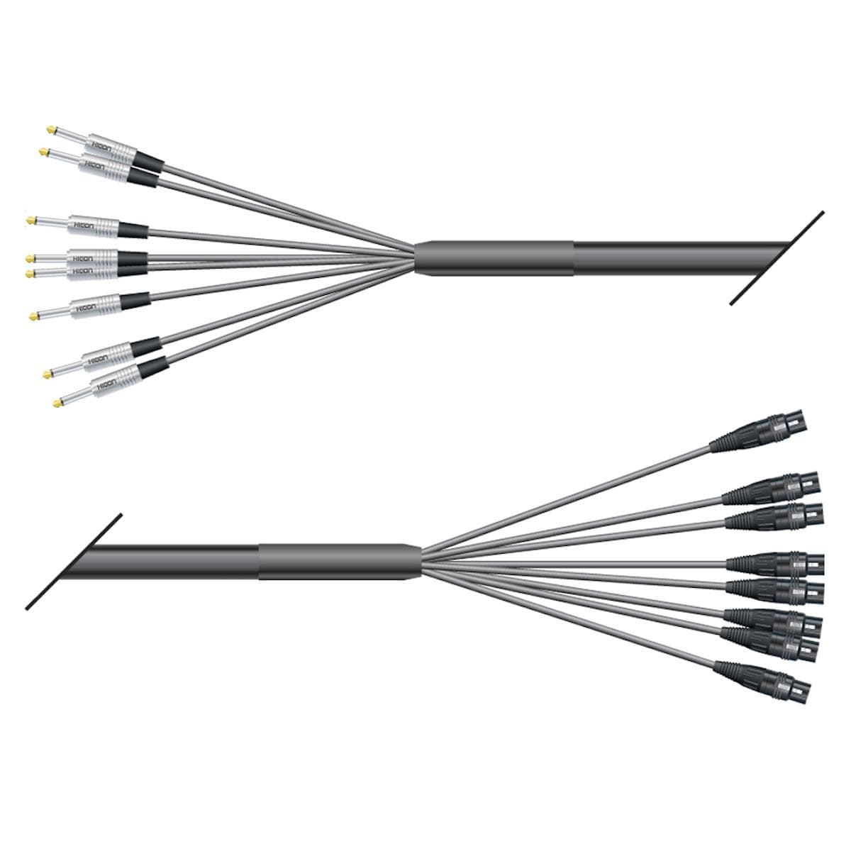 Studio loom | 08/00 | QUANTUM | HICON jack stereo | HICON XLR female | 10,00m