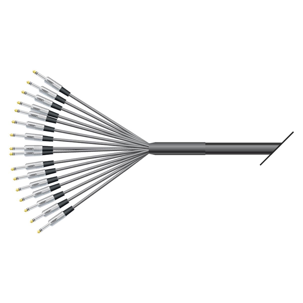 Studio looms insert | 16/32 | QUANTUM | HICON jack stereo | HICON XLR | 10,00m