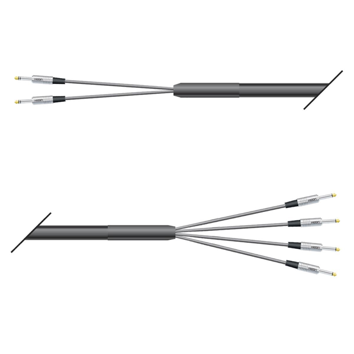 Studio looms insert | 02/04 | QUANTUM | HICON jack stereo | HICON jack mono | 10,00m