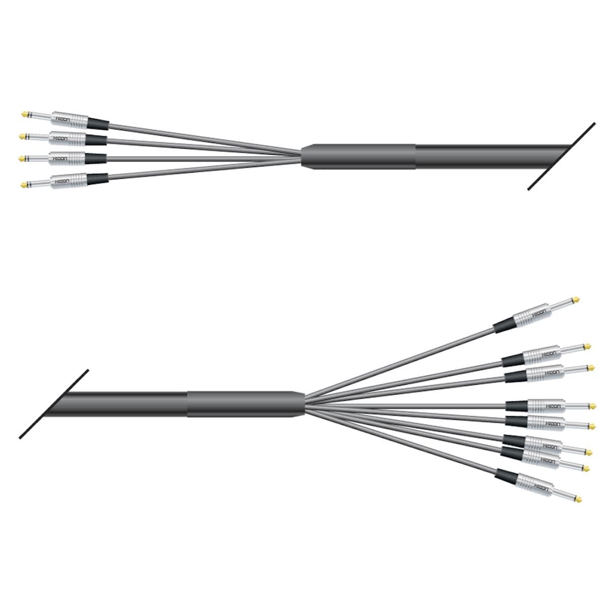 Studio looms insert | 04/08 | QUANTUM | HICON jack stereo | HICON jack mono | 10,00m